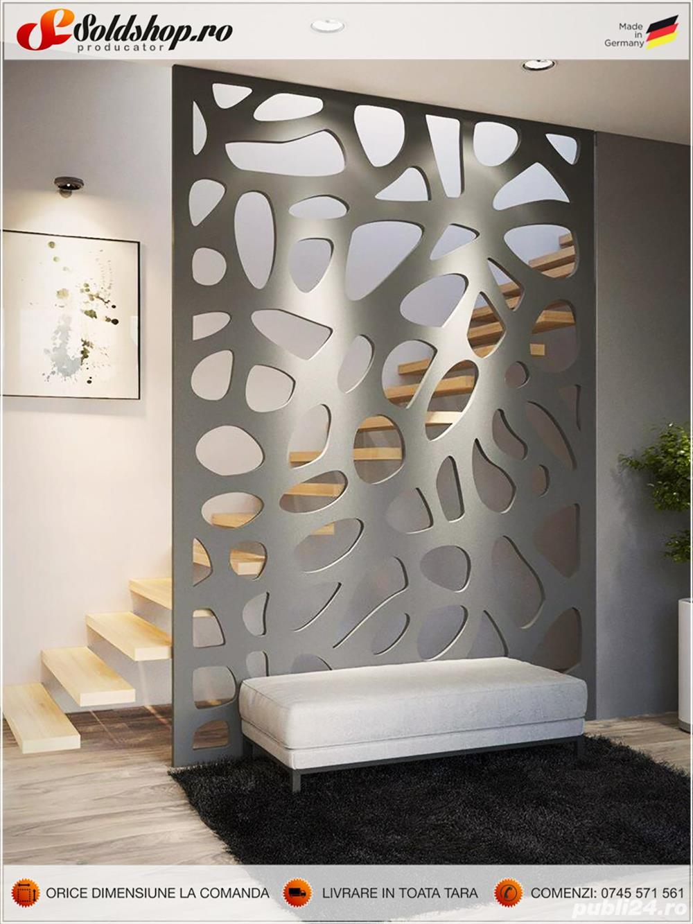 Perete decorativ gri denumire PE-L115 ARIEL Perete decorativ gri denumire PE-L115 ARIEL