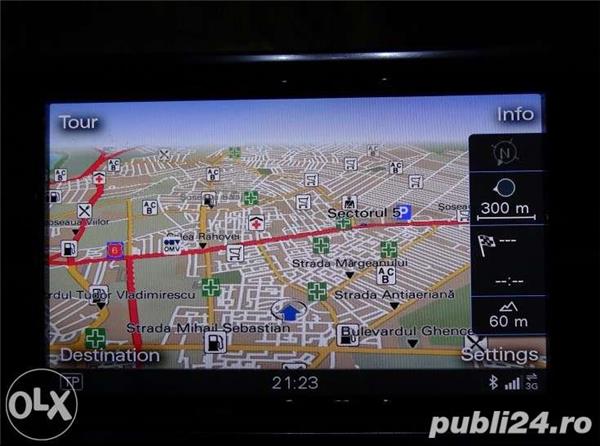 Actualizare Instalare Harti Navigatie Audi MMI 3G A4 A5 A6 A8 Q Q5 Q7