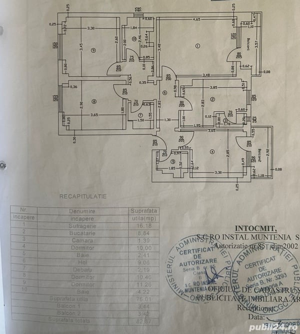 Vand Apartament 4 Cam Decomandat 76 0 Mp Etaj 1 Numar Niveluri 4