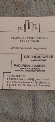 Maistru constructor Padurean Gabriel