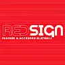 red sign