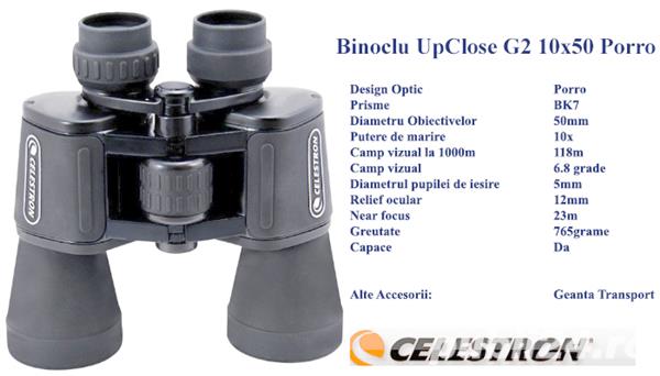 Binoclu Celestron UpClose G2 10x50 Binoclu Celestron UpClose G2 10x50