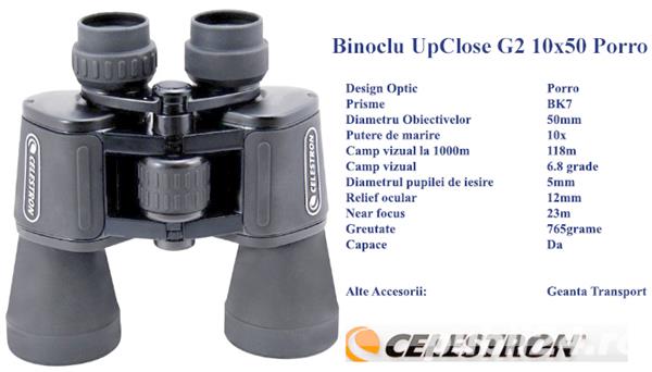 Binoclu Celestron UpClose G2 10x50