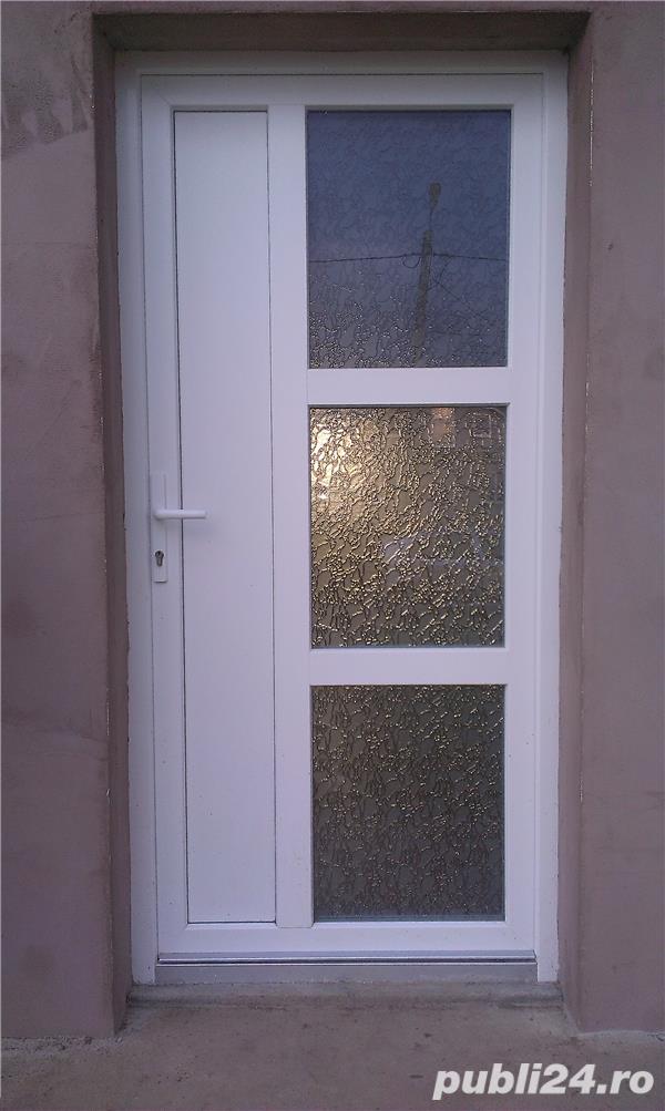 Tamplarie PVC cu geam termopan Tamplarie PVC cu geam termopan