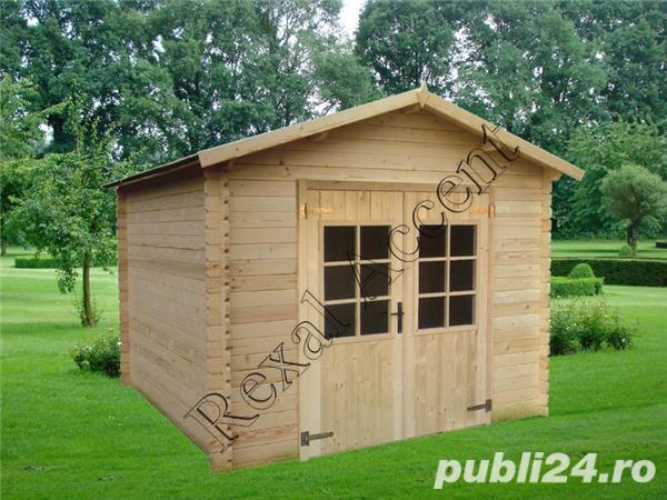 Casute-lemn-gradina.ro, Casuta lemn COMPACT rexal.ro