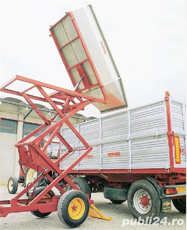 Remorci noi din INOX pentru transport struguri.