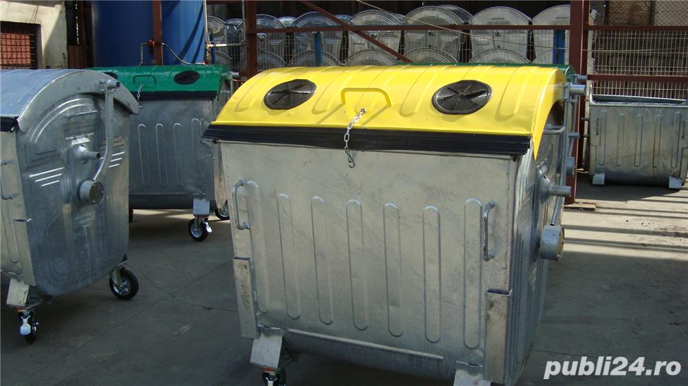 Eurocontainere 1100 l pentru colectarea selectiva a deseurilor