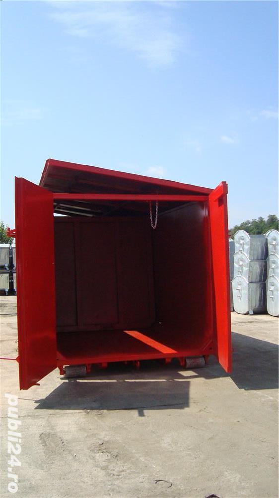 Containere Abroll cu capac si separator Containere Abroll cu capac si separator