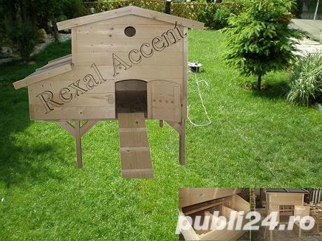 Cotete pentru gaini ouatoare, Custi lemn - rexal.ro