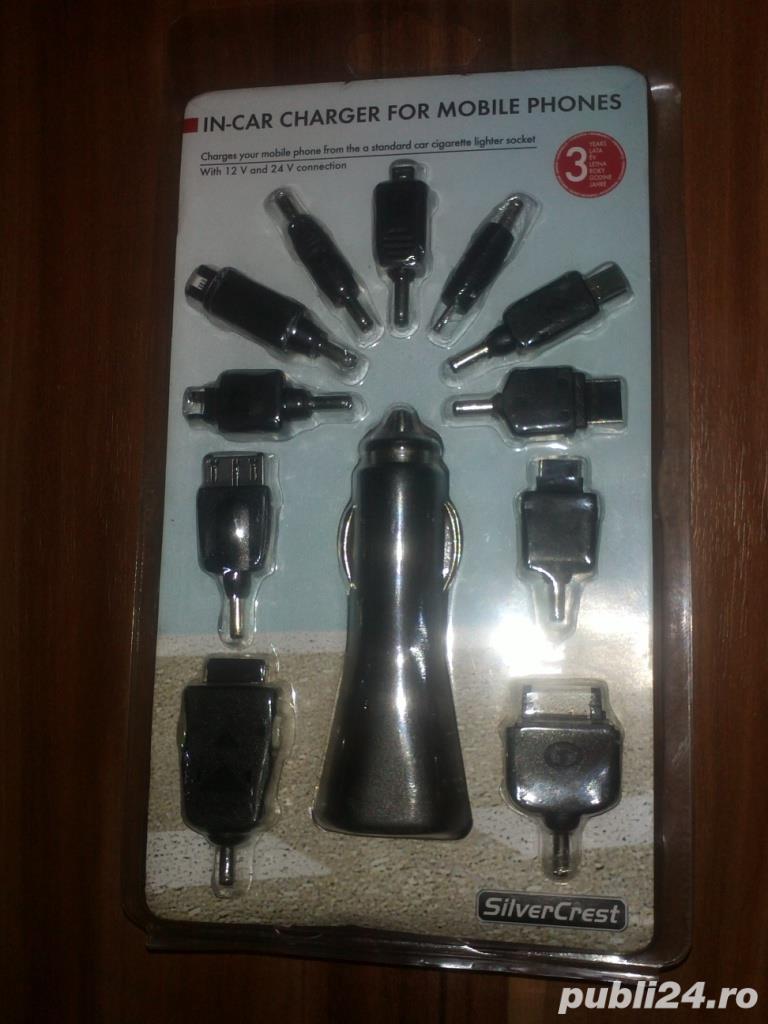 Incarcator Masina Auto, NOU !