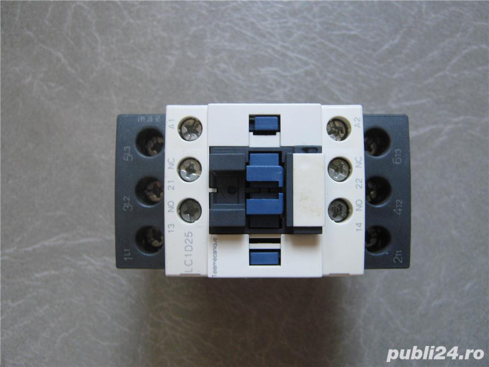 Cntactor Telemecanique 10, 25 si 40A cu bobina la 24Vdc si 220Ac