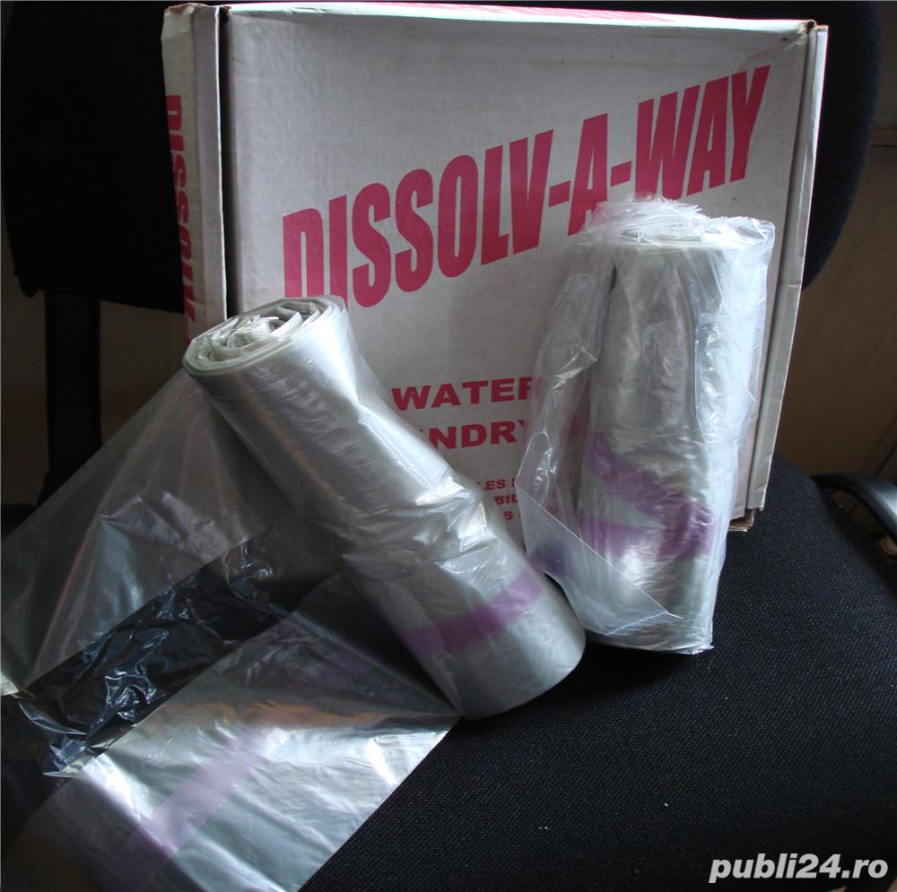 Saci solubili in apa calda