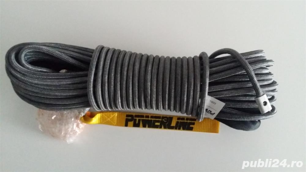 Cablu sintetic ,plasma,sufa pentru troliu cu protectie special offroad