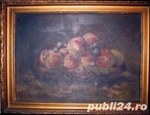 piersici, tablou datând din deceniul 3 sau 4 al secolului trecut