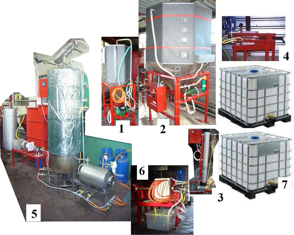 Instalatii rafinare ulei 1 500-3 000l/24h
