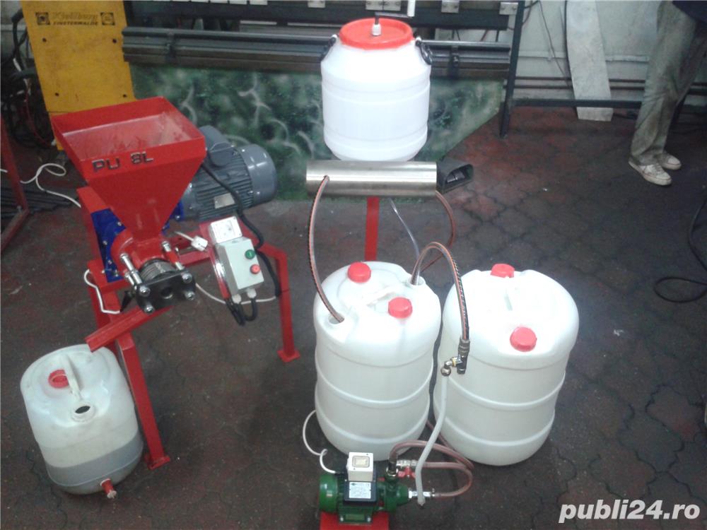 Miniinstalatie biodiesel cu presa de ulei