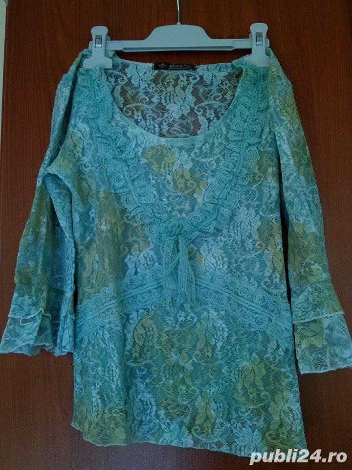 Bluza dama vernil maneca 3 4 (M)