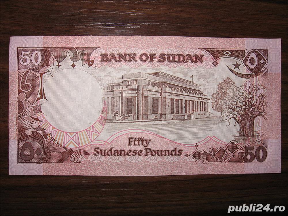Bancnota de 50 sudanese pounds pentru colectionari