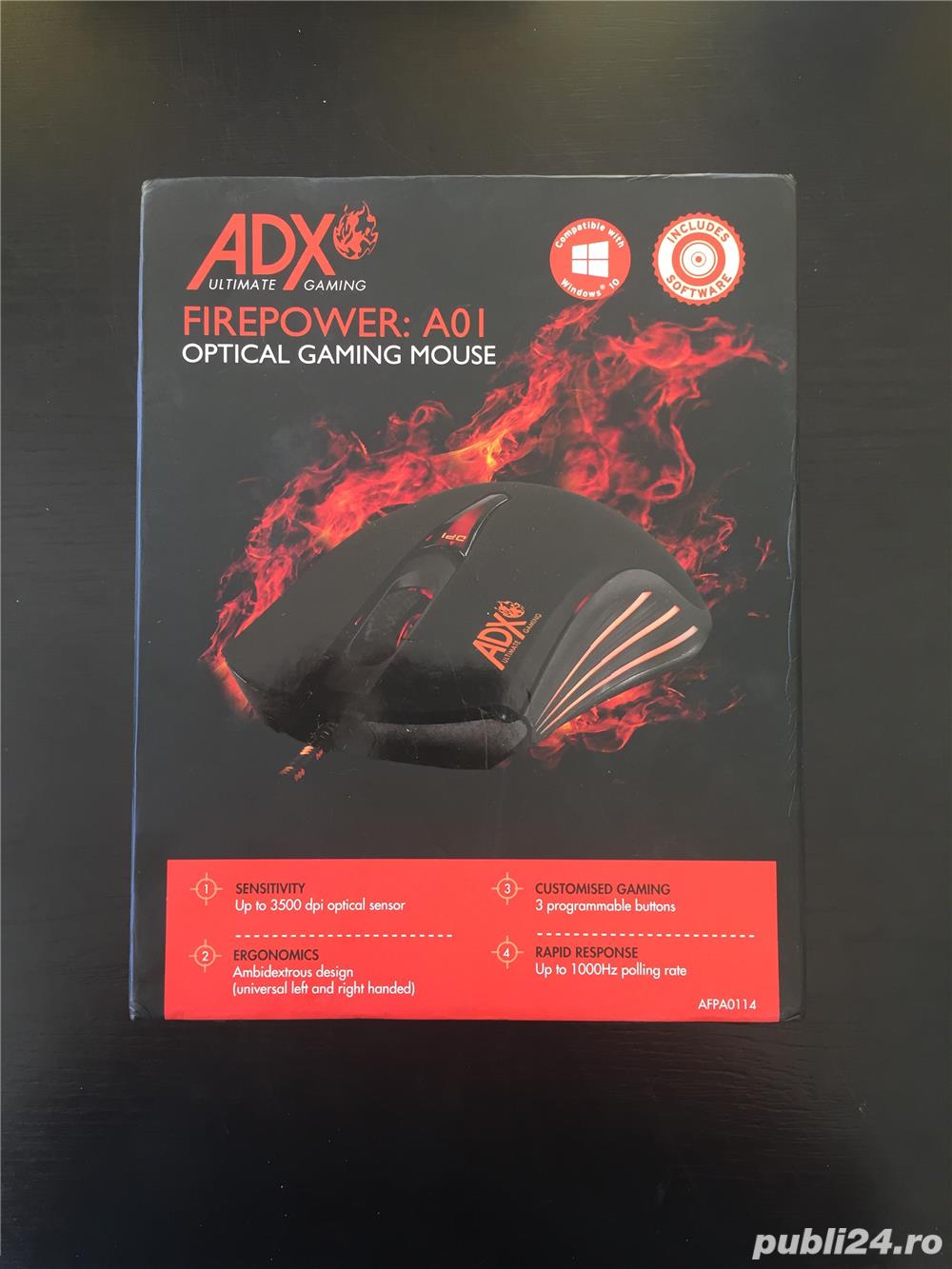 Mouse gaming ADX Firepower A01