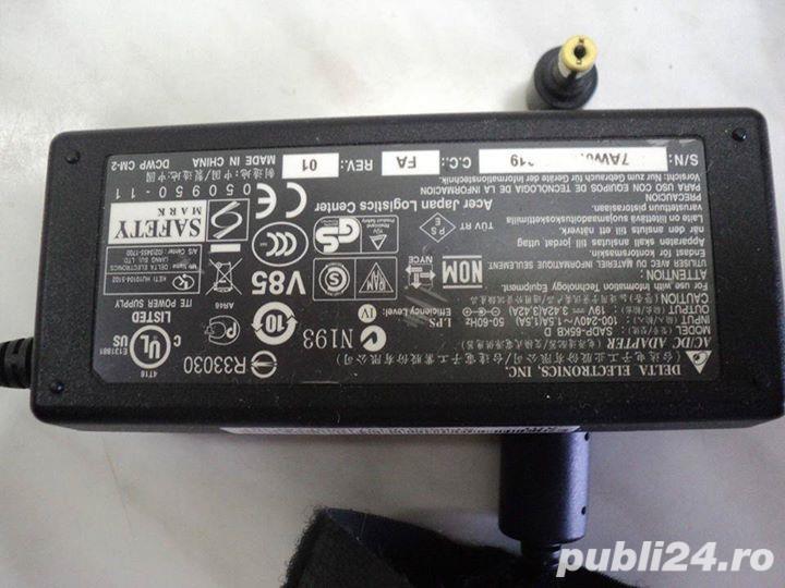 Incarcator-Alimentator Laptop Acer 19 V, 3,42 A