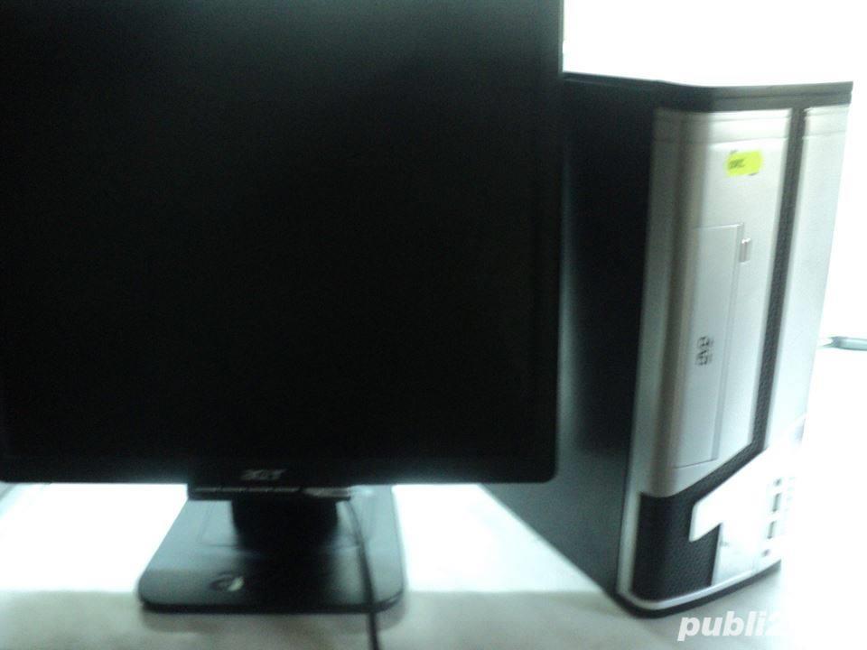 PC Complet HP + Monitor, tastatura, mouse, cabluri