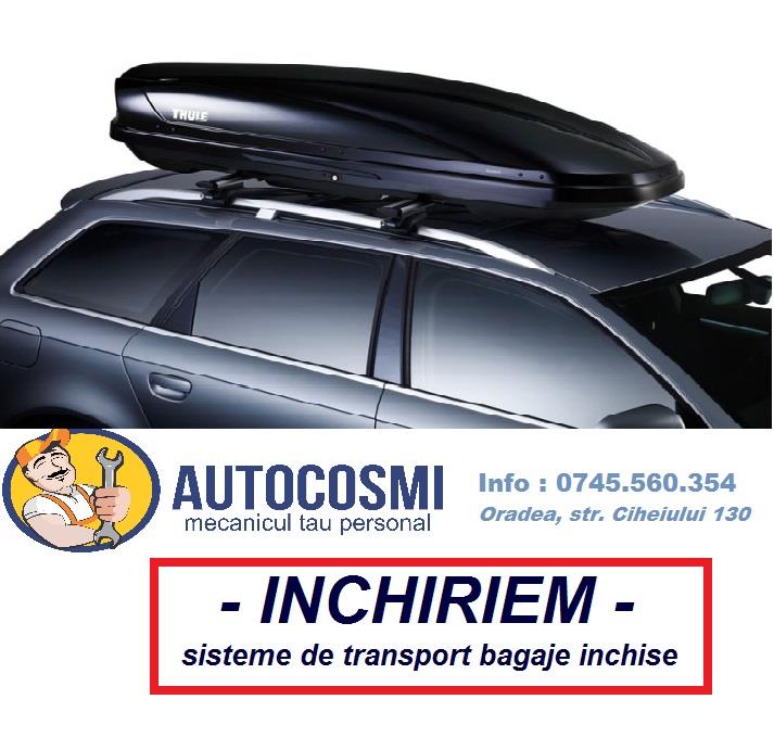 INCHIRIEZ , VINDEM cutie bagaje , portbagaje auto , bare transversale, suporti schii , schiuri 