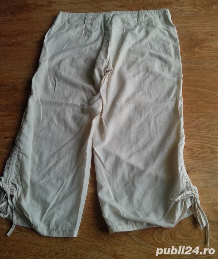Pantaloni dama 3/4 crem Pantaloni dama 3/4 crem