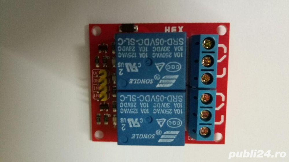 modul releu cu optocuplor 220v 10A pt Arduino sau automatizari tel.O752OO9218