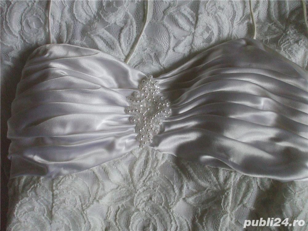 Rochie mireasa dantela englezească 