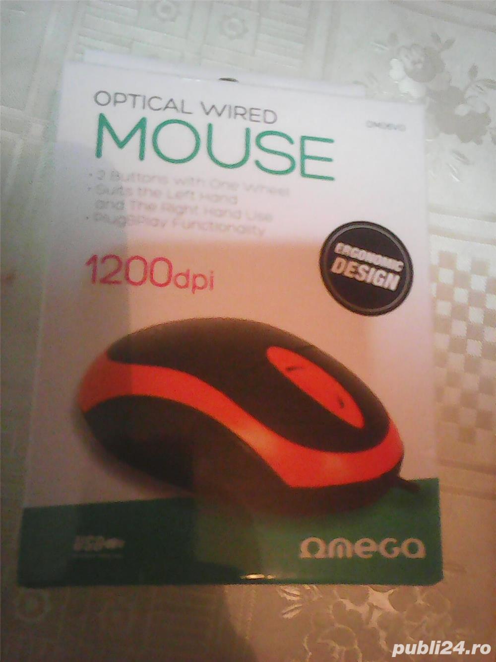 Mouse optic nou 3 butoane, cutie sigilata L11