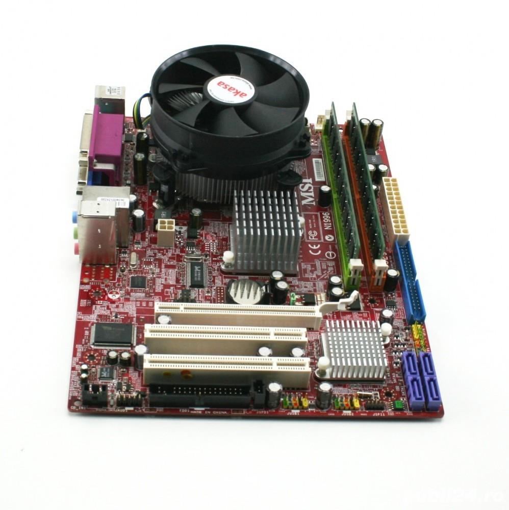 Kit placa baza Intel MSI G31M3 V2 cpu E5420(Q9400)-4x2.50Ghz !8Gb DDR2 cooler L128