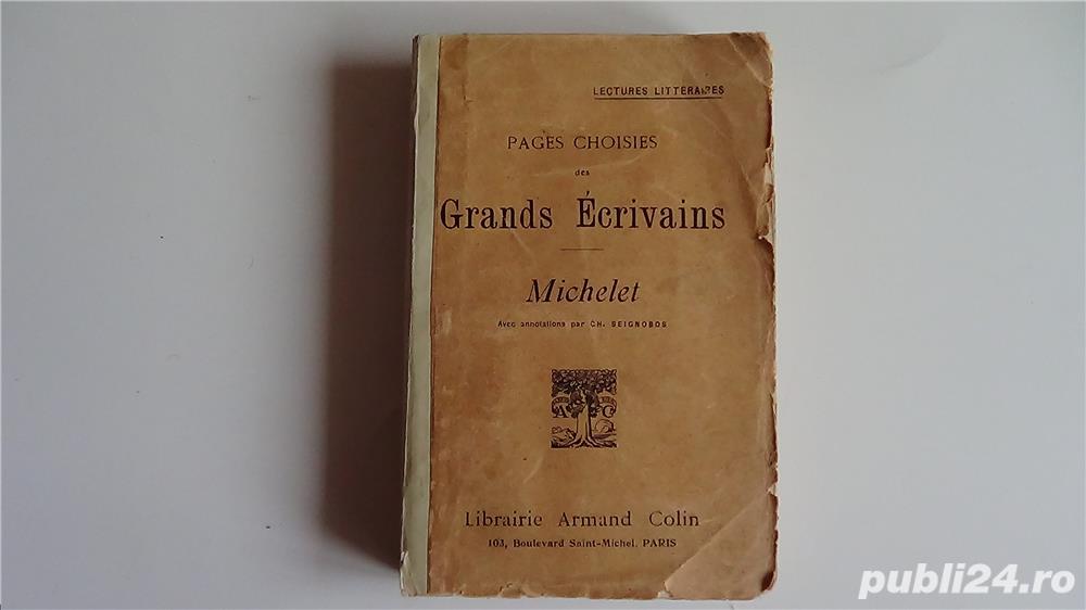 Pages Choisies des Grands Ecrivains, Jules Michelet  1924