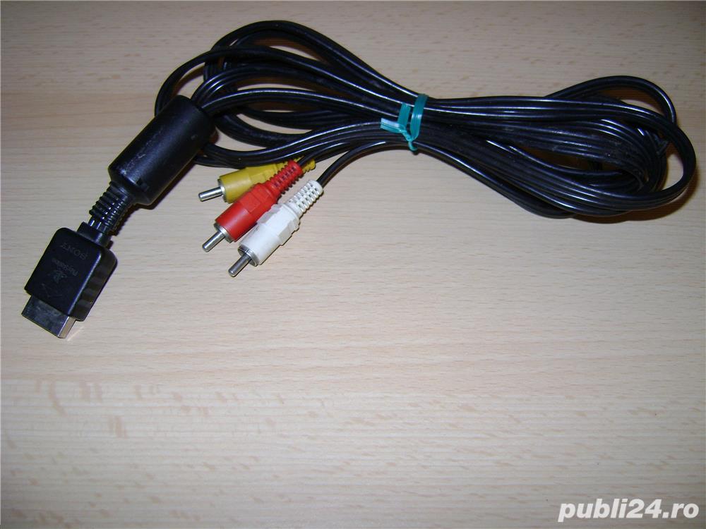 Cablu Tv original Sony ps1, ps2, ps3 AV 3xRCA Cablu Tv original Sony ps1, ps2, ps3 AV 3xRCA
