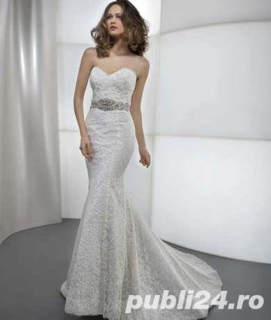 Rochie de mireasa de firma demetrios + voal