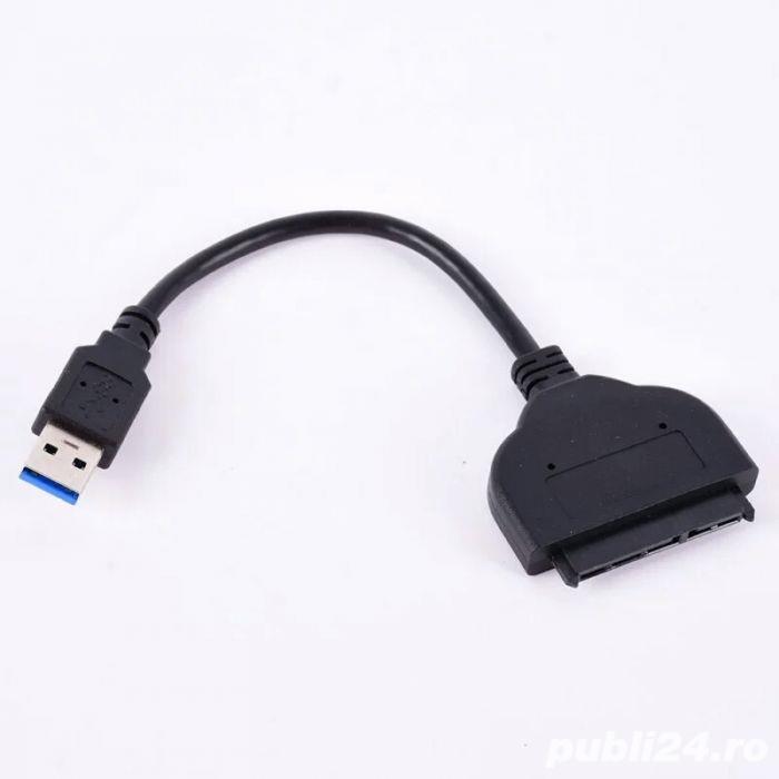 cablu USB3 cu SATAIII 6Gbps transforma orice HDD intr-un hardisk portabil