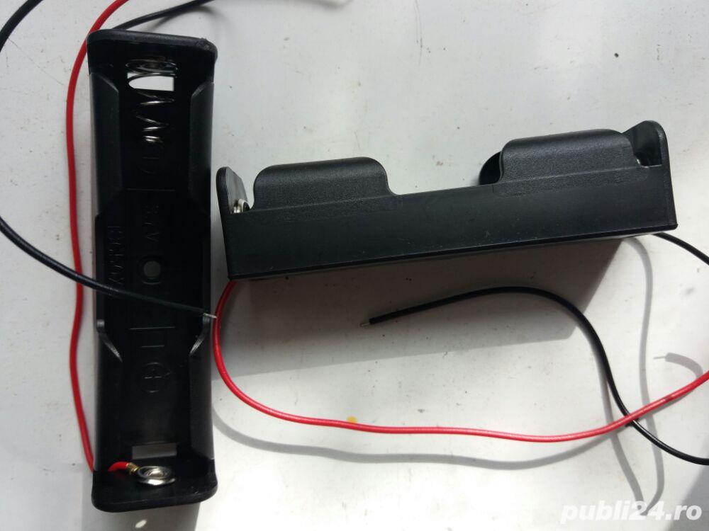 suporti baterie liIon 18650 si AA serie sau paralel  