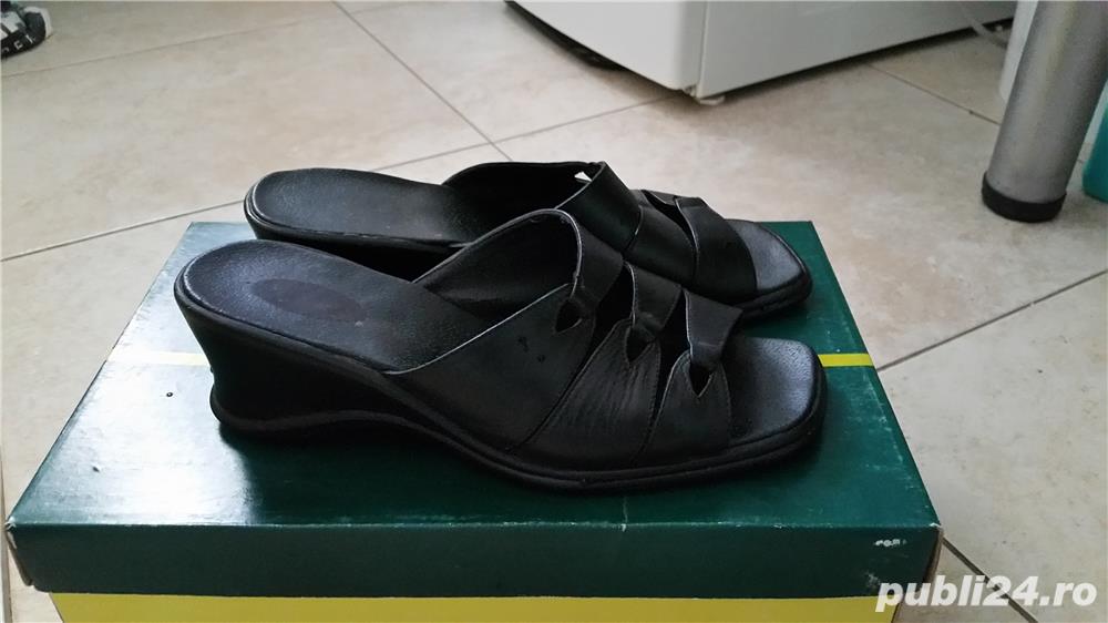 Saboti din piele Saboti din piele