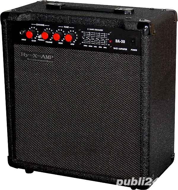 Set chitara electrica bass Santander BG1209-5 P/J & Hy-X-AMP BA-30 