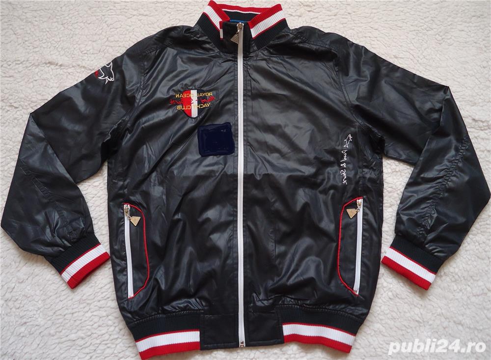 Geaca scurta jacheta barbateasca fas impermeabil bleumarin antivant 