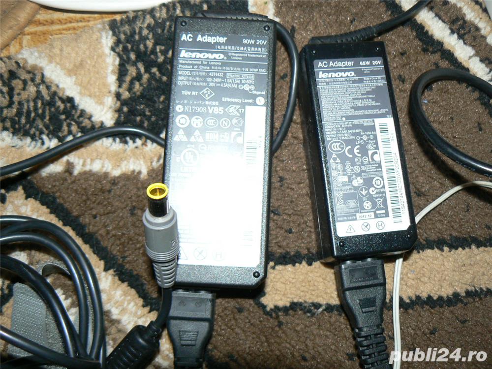 Incarcator original laptop Dell IBM Thinkpad Lenovo 20V 3.25A 65W 