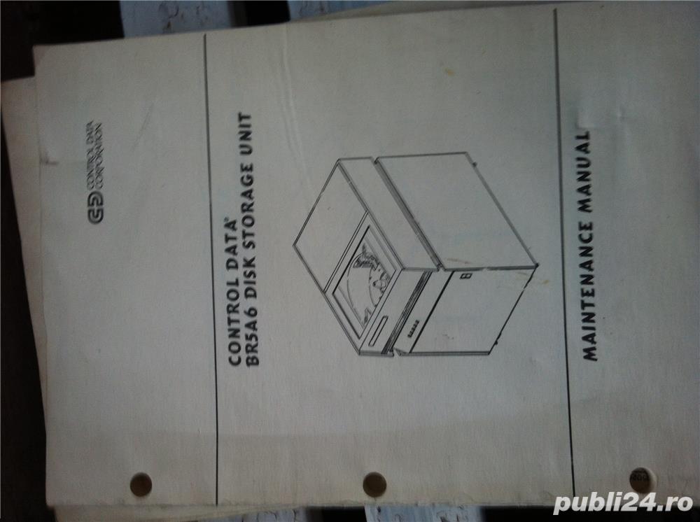 Manual- maintenance manual control data disk storage unit de la felix ice -1975