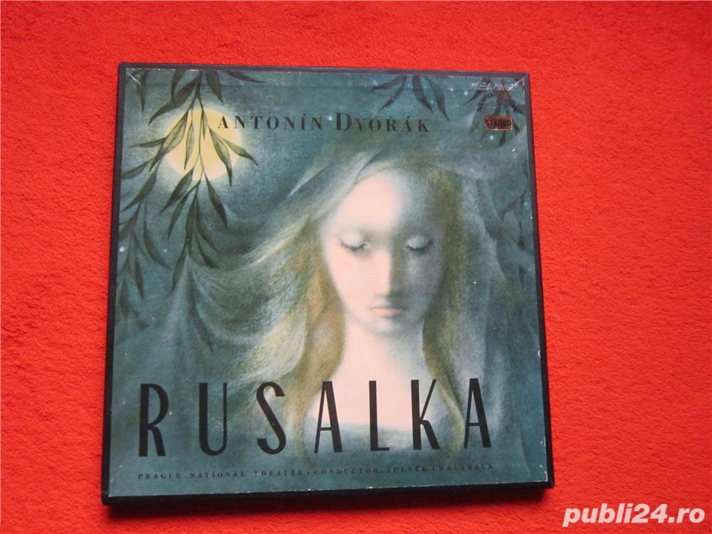 vinil rar Dvorak    Rusalka -Opera Lirica in 3 acte 1963 -Boxset 4xLP 