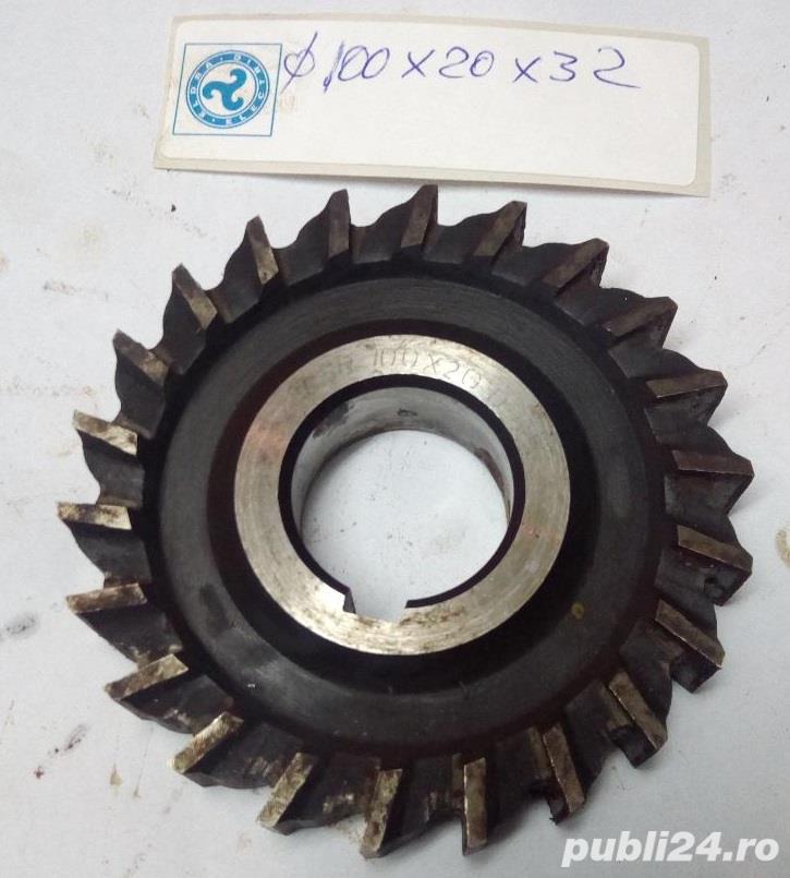Freza disc noui cu placute marimi diverse DIN 885 B - STAS 2215/2 Freza disc noui cu placute marimi diverse DIN 885 B - STAS 2215/2