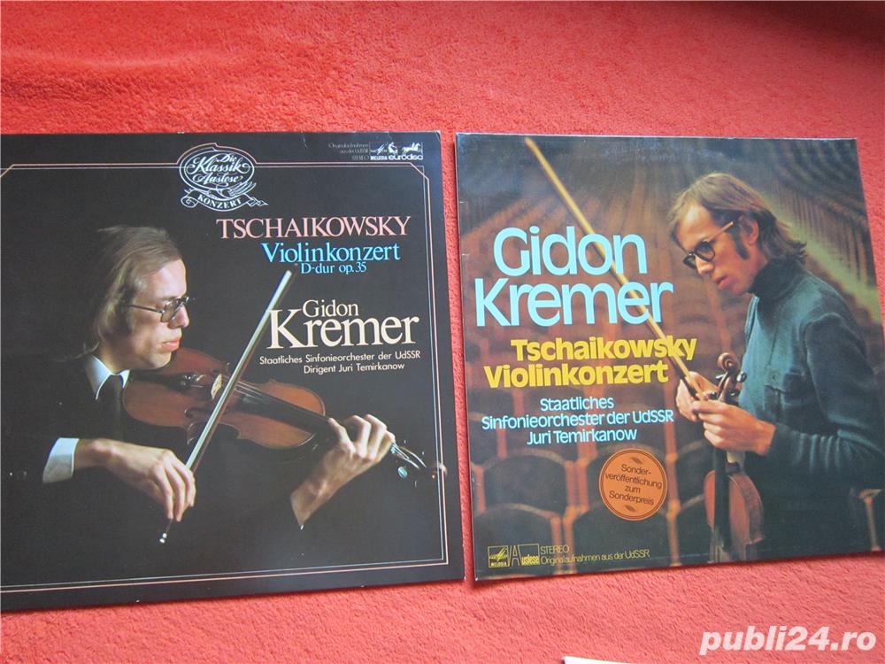 vinil 2LP Ceaikovski - Violinkonzert - violine Gideon Kremer 1977, 1970