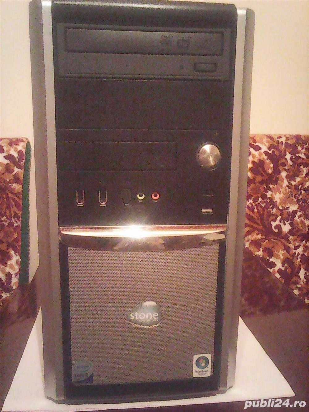 Sistem PC AMD 2x3,2 Ghz, 4 Gb DDR2, hdd 160 Gb, DVD-RW+Monitor L189