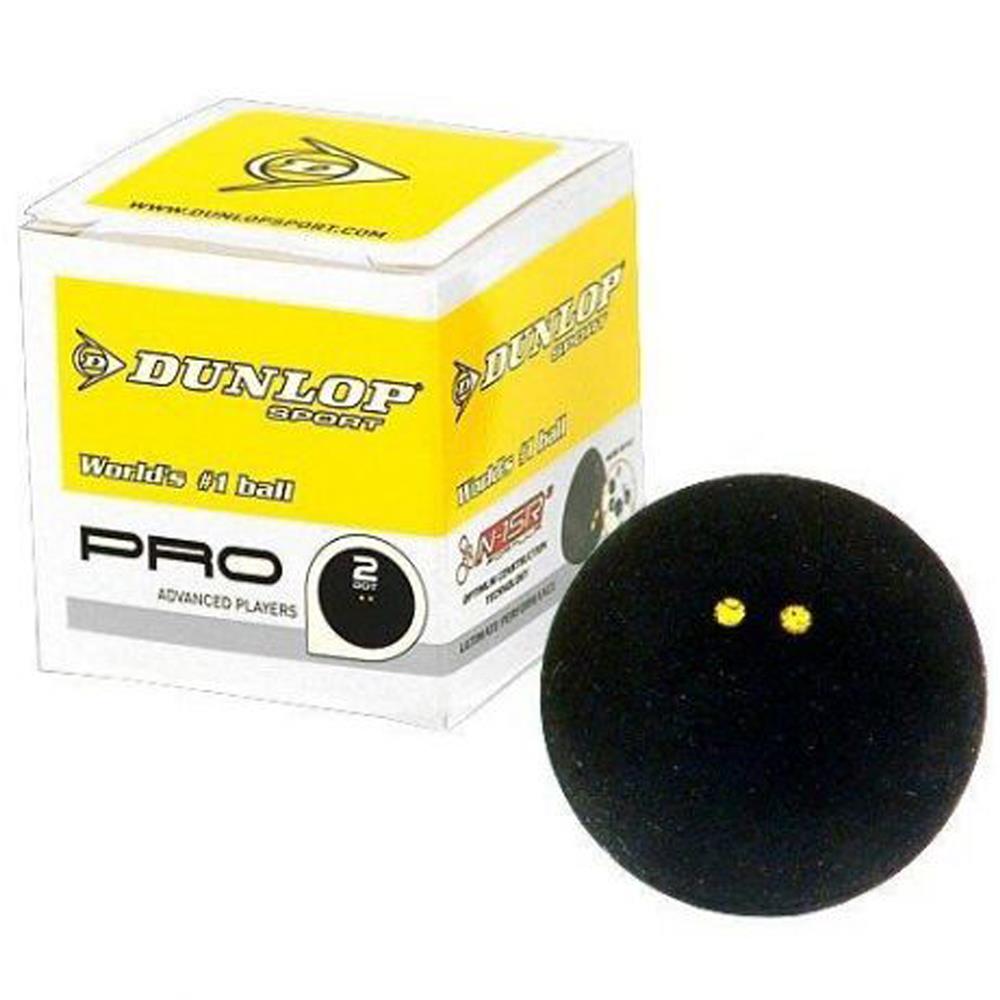 Squash Dunlop mingi profesionale 2 puncte Squash Dunlop mingi profesionale 2 puncte