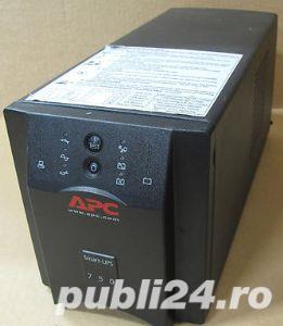 UPS APC Smart 750VA, SINUS PUR (centrale, etc), AVR, cu sau fara acumulatori noi. UPS APC Smart 750VA, SINUS PUR (centrale, etc), AVR, cu sau fara acumulatori noi.