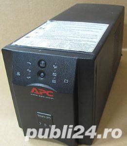 UPS APC Smart 600-1500VA, SINUS PUR (centrale, etc), AVR, fiabil, cu sau fara acumulatori noi. 