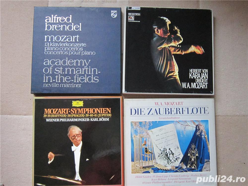 vinil Mozart 2 Box-seturi Editii f.rare colectie, discuri nefolosite