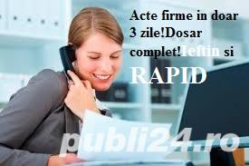 Infiintare firma acte dosar SRL, D, PFA, IF la Registrul Comertului Timis Infiintare firma acte dosar SRL, D, PFA, IF la Registrul Comertului Timis